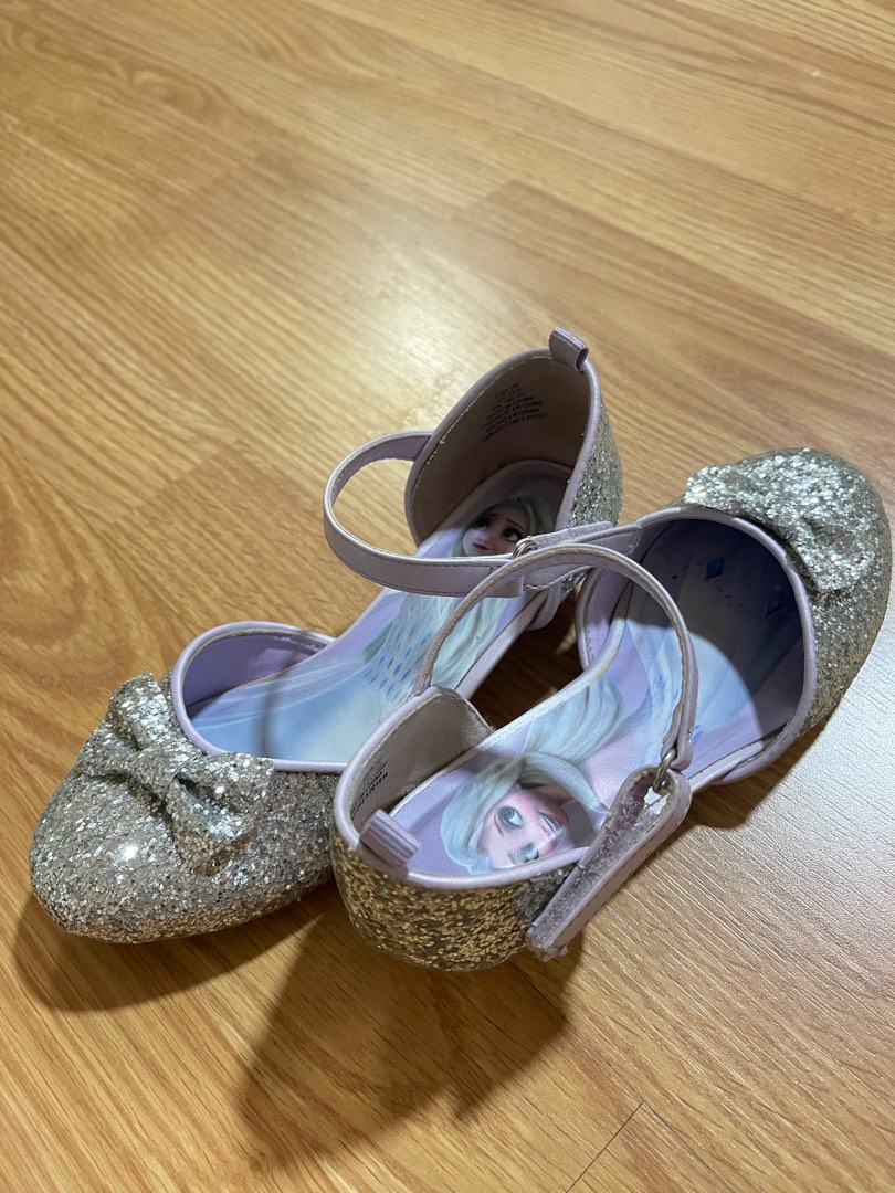 Girls H&M Frozen Elsa shinning high heels shoes, Babies & Kids, Babies