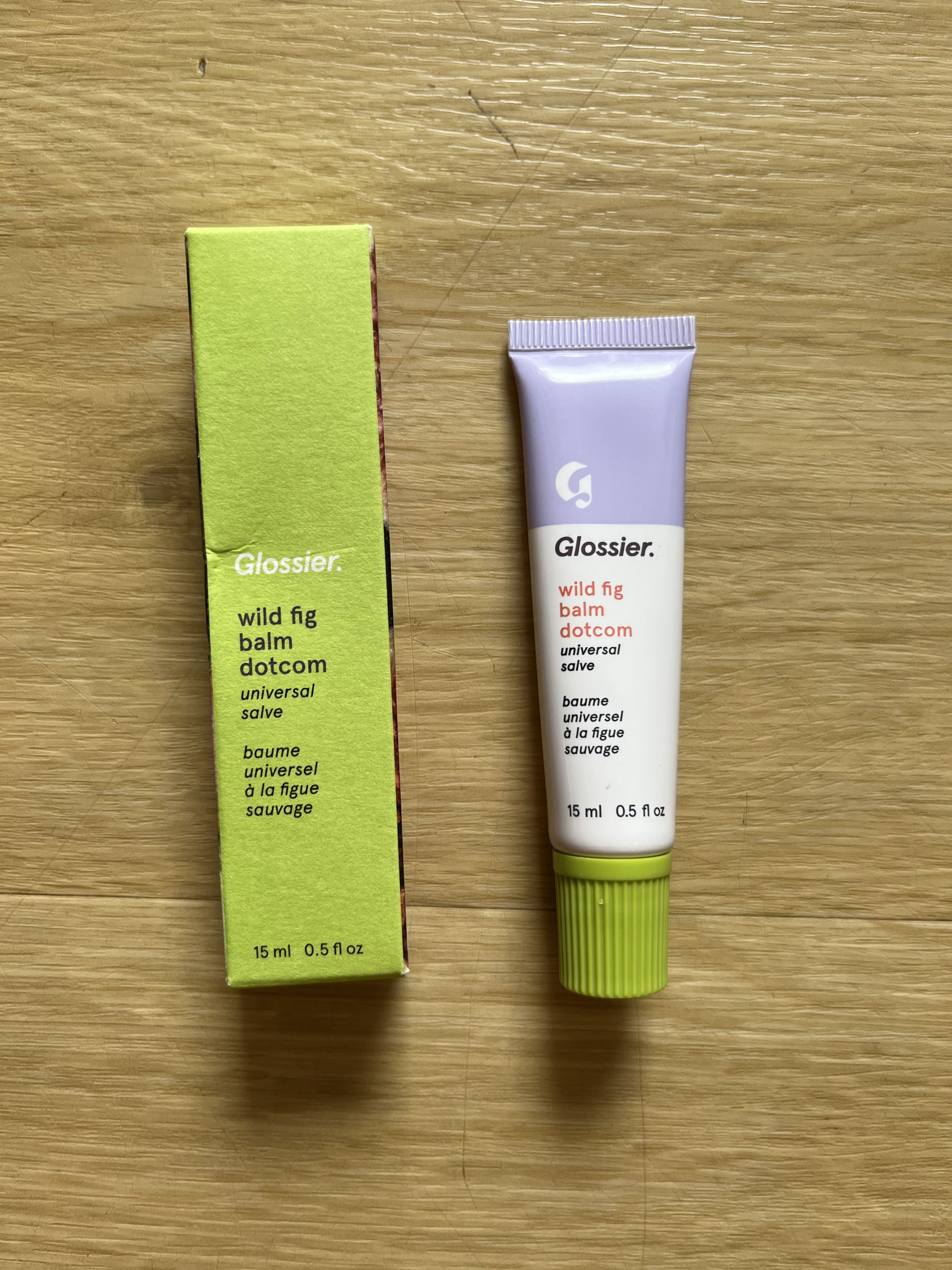 Glossier wild fig balm dot com (authentic w box), Beauty & Personal