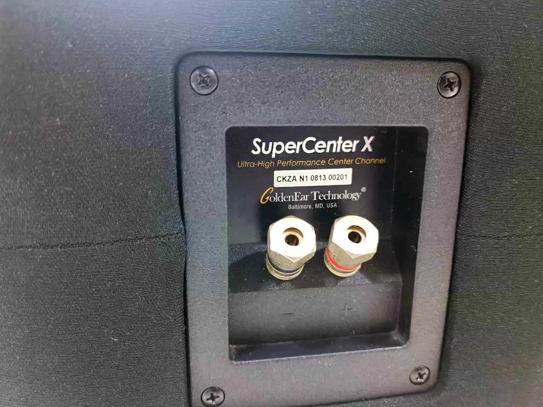 Used goldenear store speakers