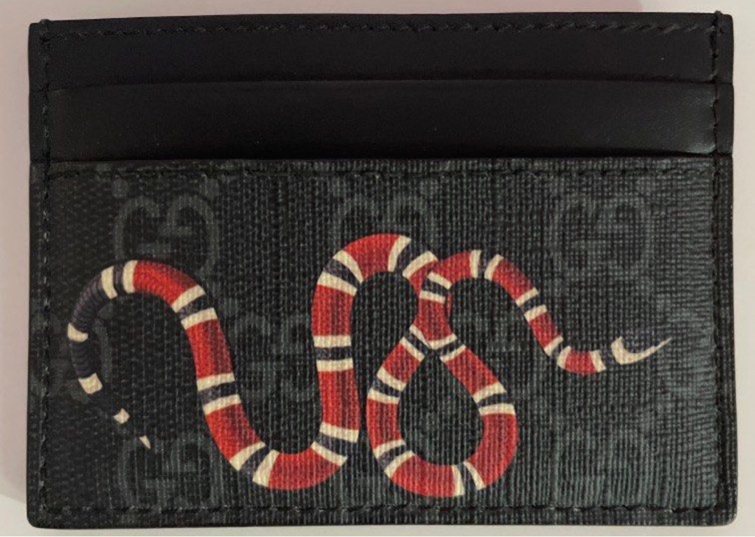 Gucci online cardholder snake