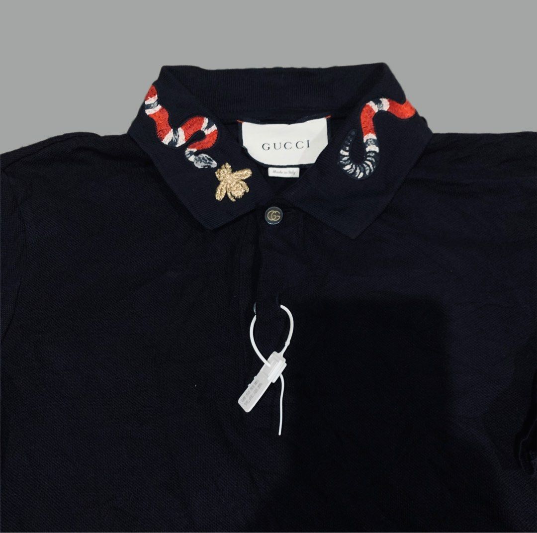 Gucci collar sale shirt snake