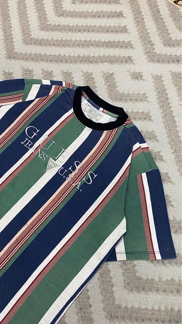 Guess 81 sayer deals stripe tee