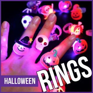 Halloween LED Rings Glow in the Dark