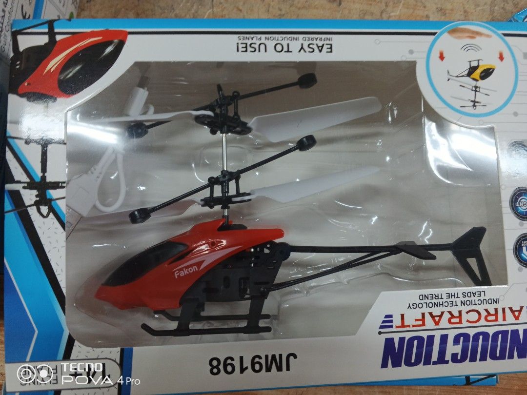 HAND SENSOR HELICOPTER (Category: Remote Control Toys) located in Caloocan City. Submitted by surplusandbnewshop (Listing ID 1259279841, Image 2). Description: .