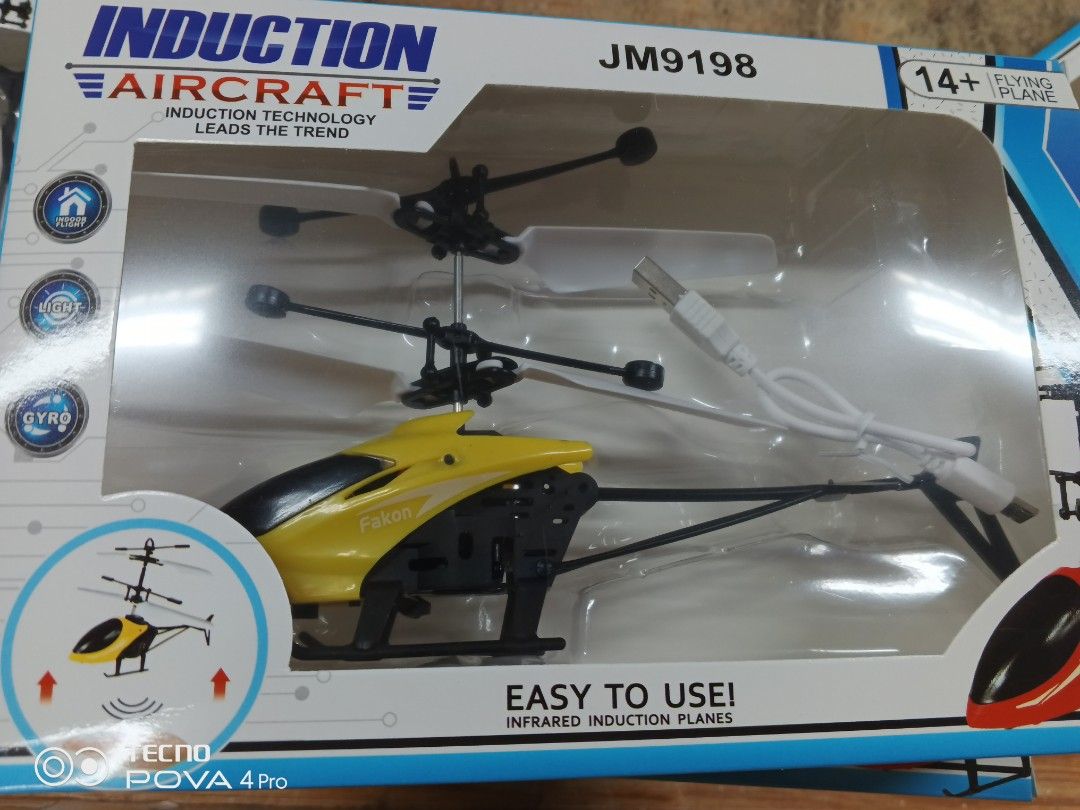 HAND SENSOR HELICOPTER (Category: Remote Control Toys) located in Caloocan City. Submitted by surplusandbnewshop (Listing ID 1259279841, Image 1). Description: .