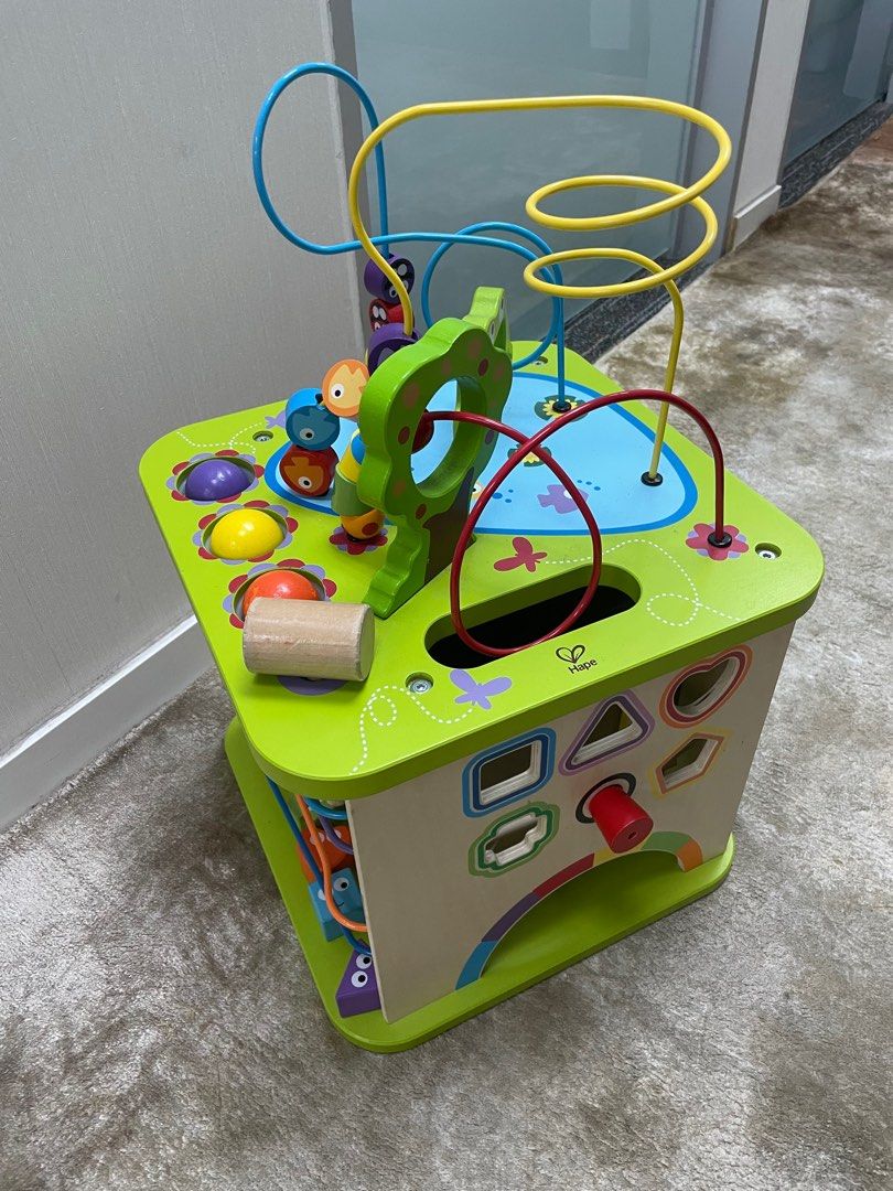 Hape Country Critters Wooden Activity Play Cube By Hape International