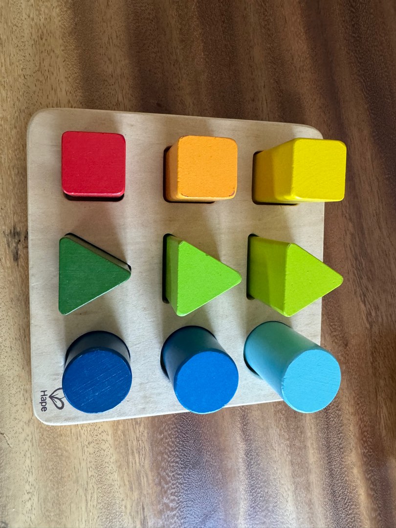 Hape Shape Puzzle Babies Kids Infant Playtime on Carousell