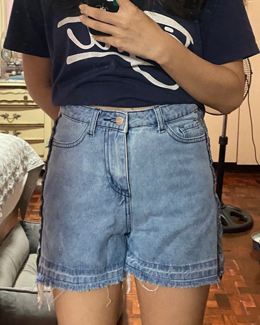 High waisted shorts size 14 online