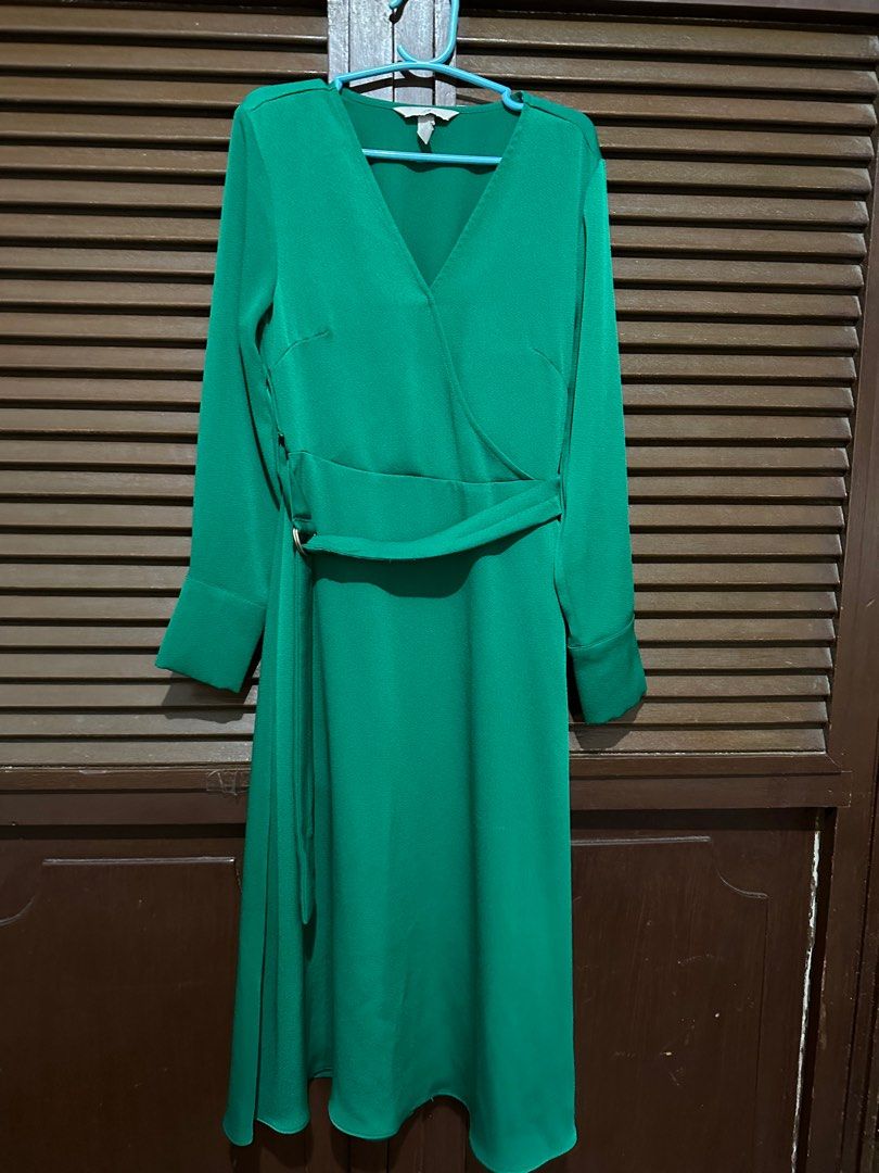 slim fit dress slacks Green Tulle Long A-Line Prom Dress, Green Formal Evening Dress US 16 / Custom Color main image 1