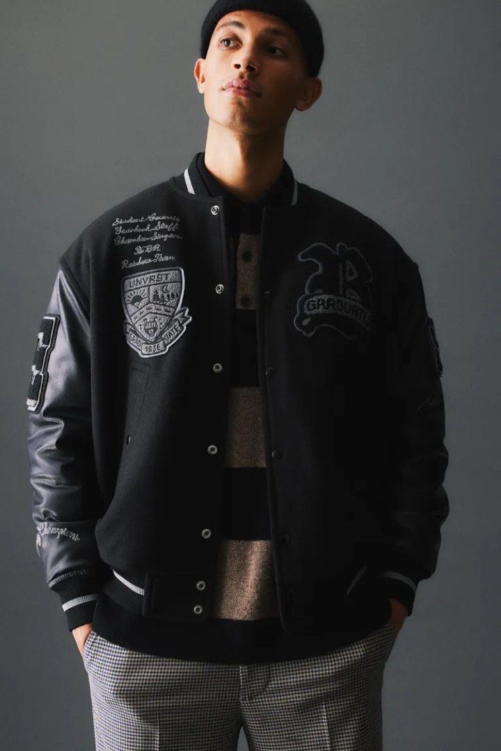 H M Varsity Jacket Men s Fashion Coats Jackets and Outerwear on