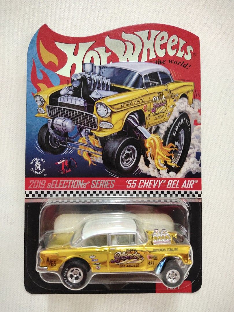 Hot wheels 55 chevy outlet bel air gasser 2019