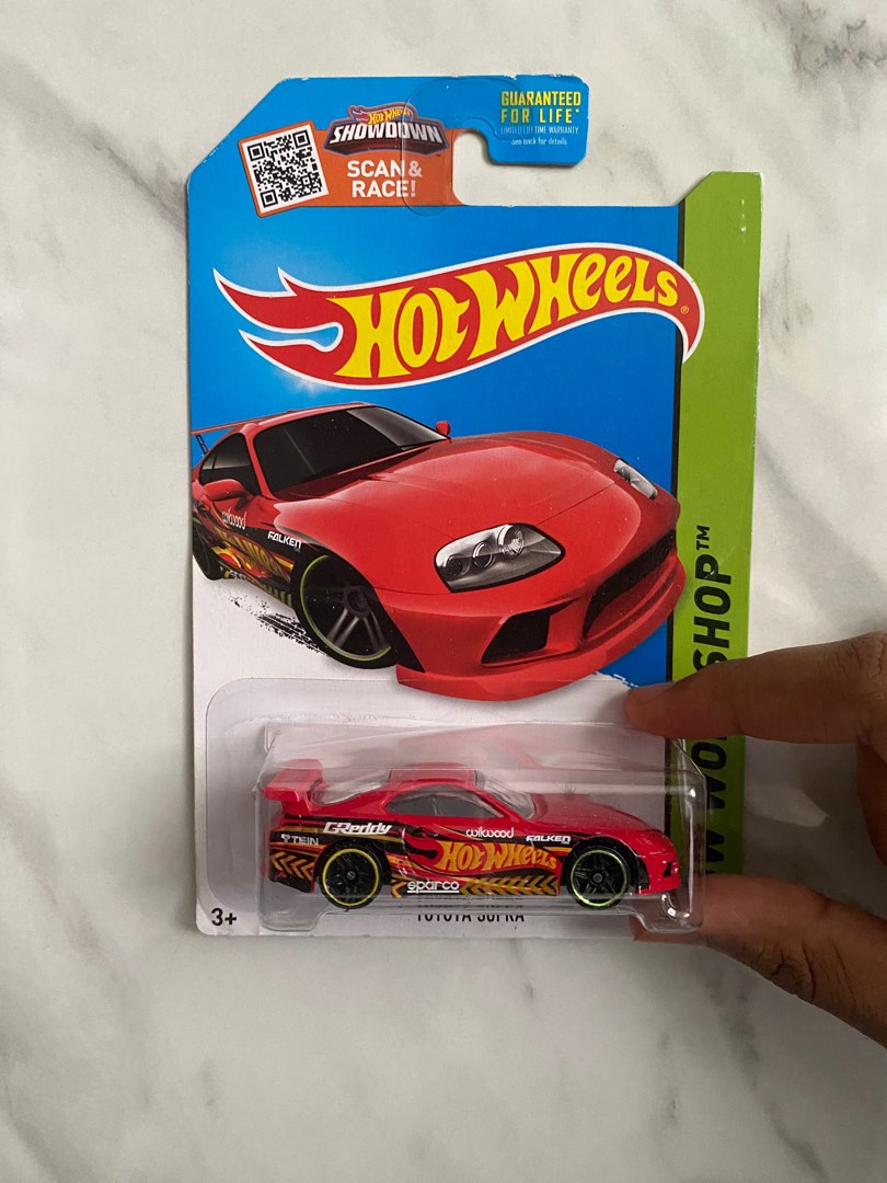Hot Wheels Toyota Supra HW Workshop Red, Hobbies & Toys