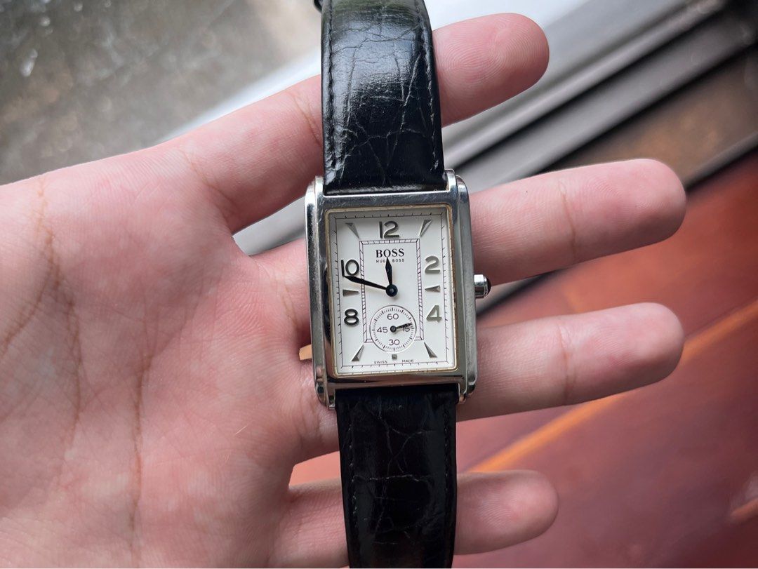 Hugo boss tank watch discount