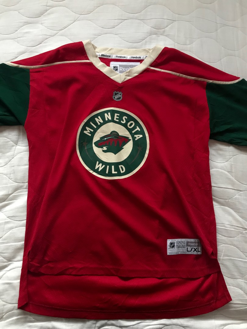 Minnesota wild 2025 red jersey
