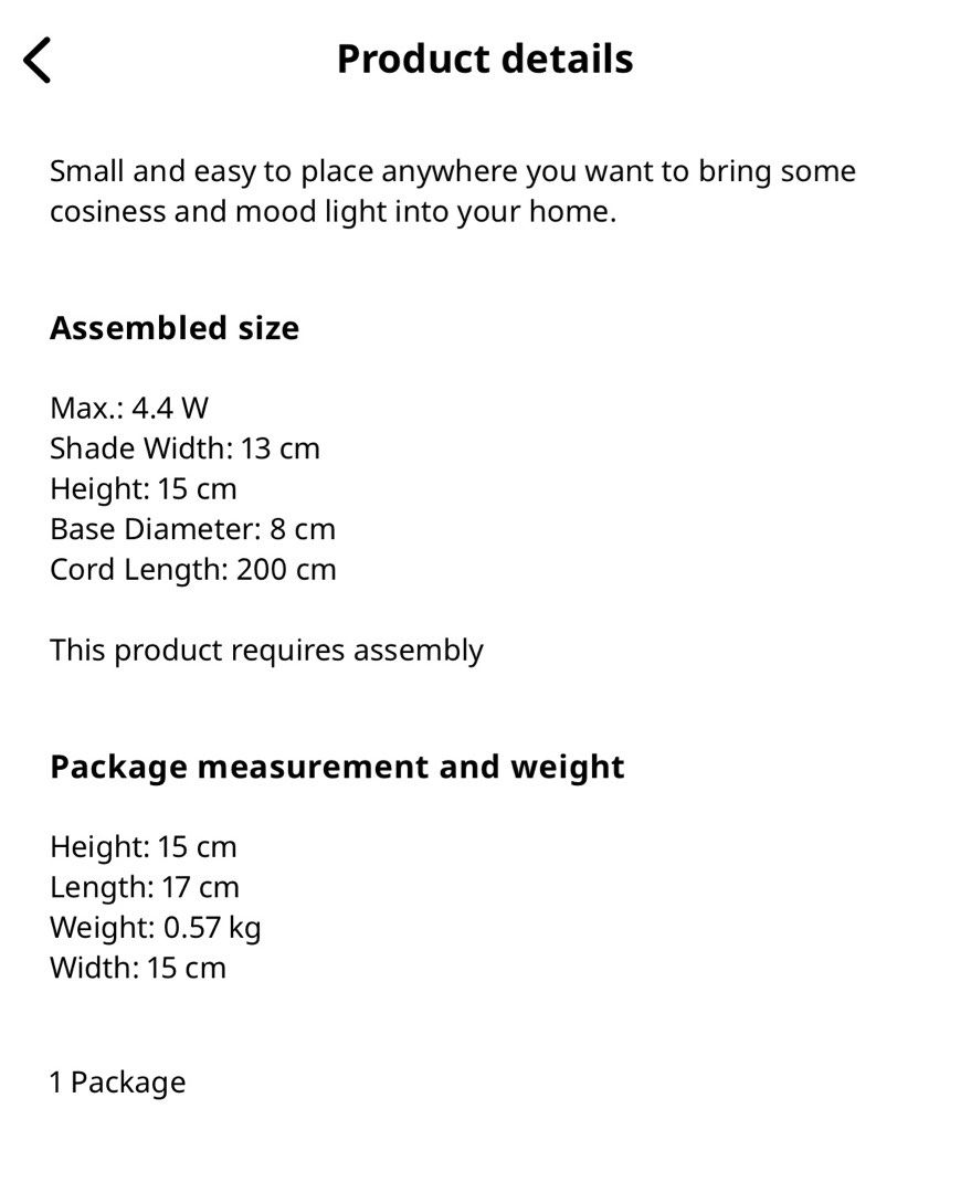 IKEA mushroom table lamp TOKABO, Furniture & Home Living, Lighting ...
