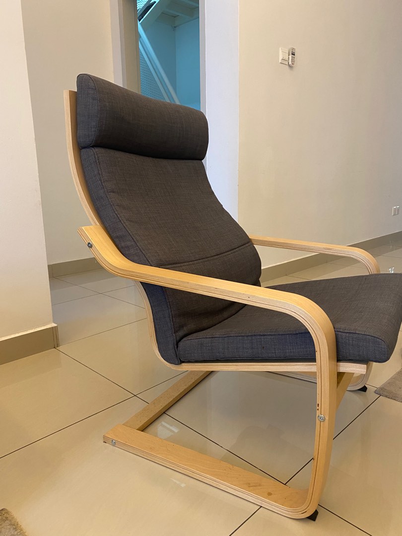 Ikea Poang, Furniture & Home Living, Furniture, Chairs on Carousell