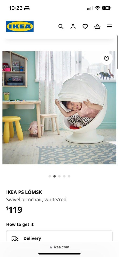 Ikea lomsk swivel chair hotsell