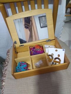 Japan wooden vanity mirror