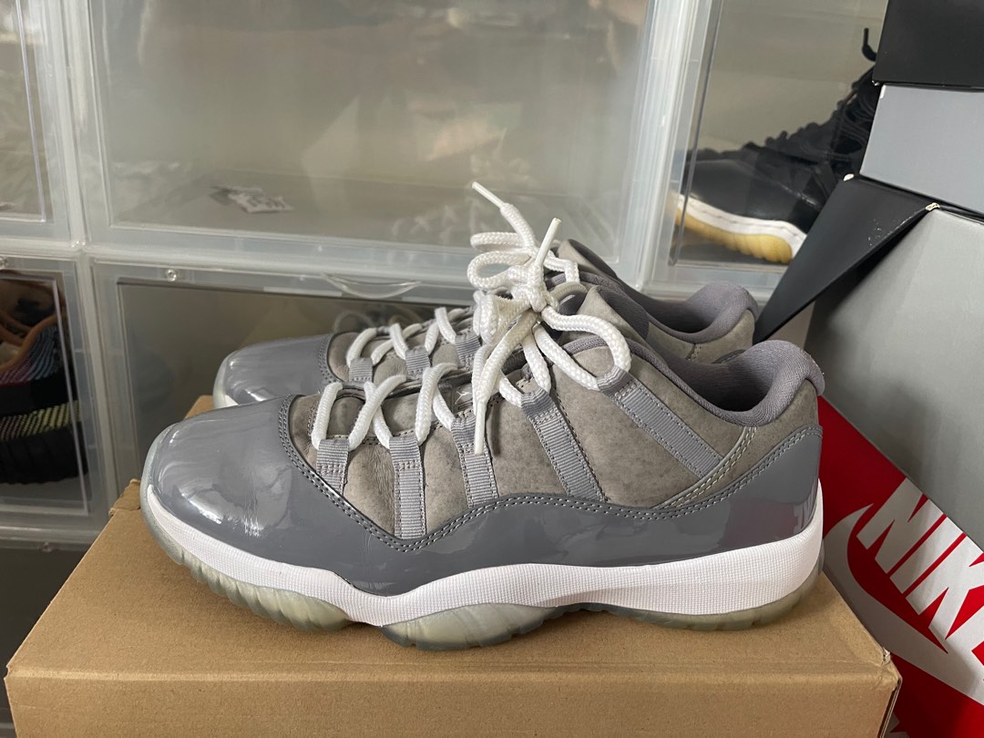 JORDAN 11 LOW COOL GREY Men s Fashion Footwear Sneakers on Carousell