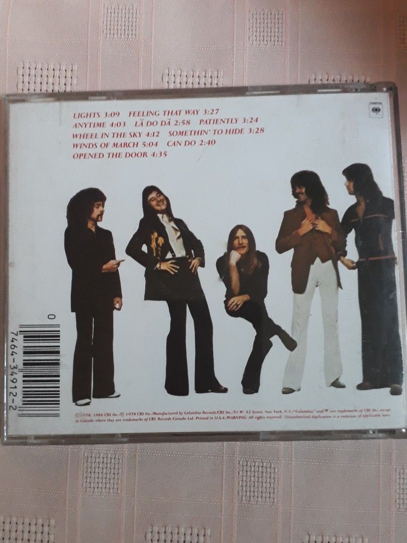 Journey Infinity CD - 1978, 1986 Columbia Productions, Hobbies & Toys ...