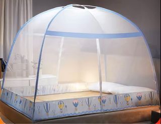 King size 1.8m Foldable Pop Up Mosquito Net Bed Canopy