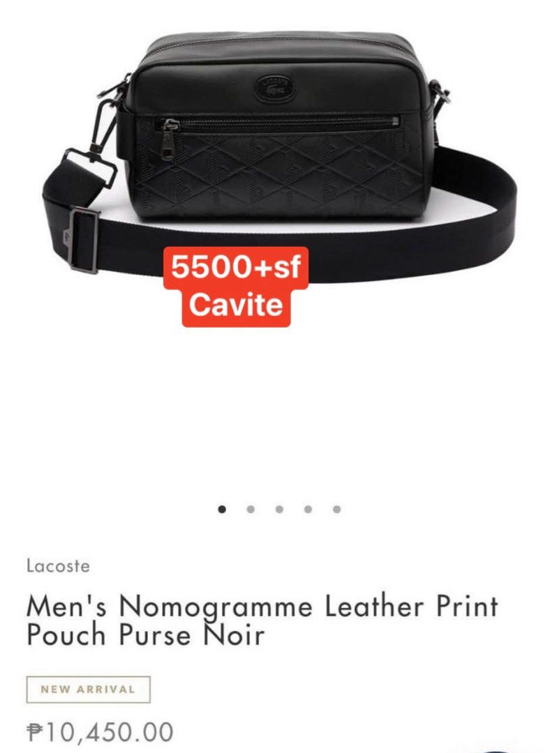 Lacoste Men's Nomogramme Crossbody Bag