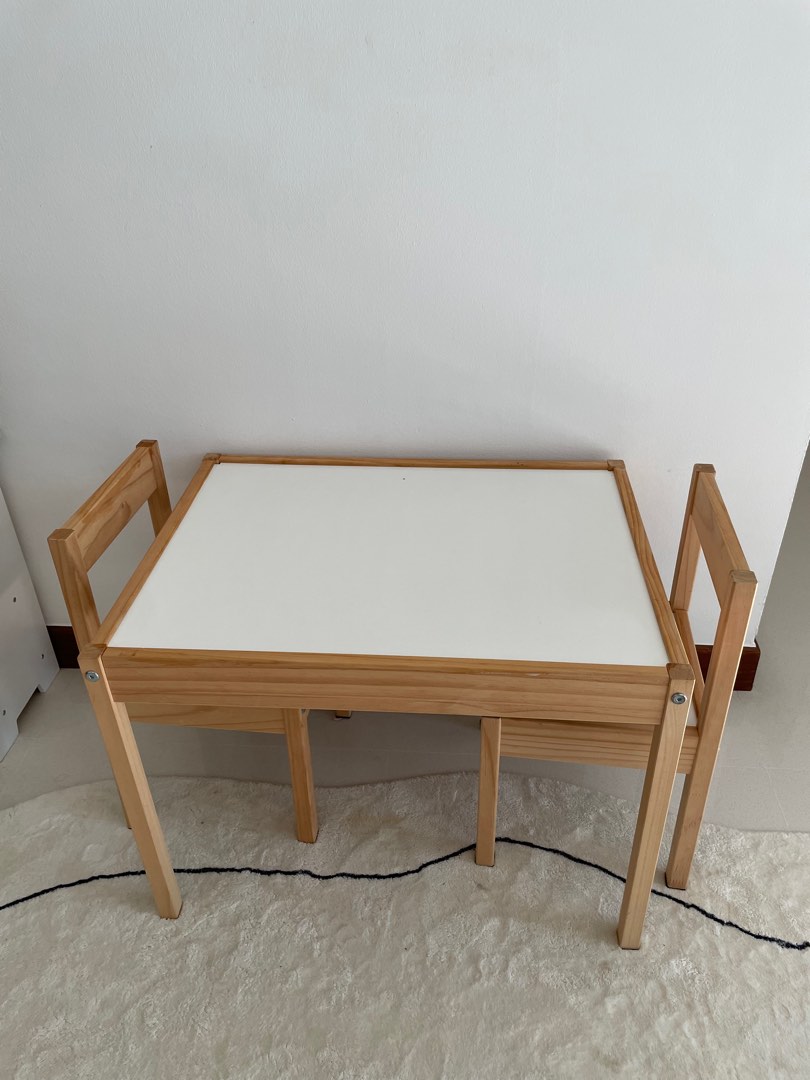 LATT IKEA Children Table Chairs Set, Babies & Kids, Baby Nursery & Kids