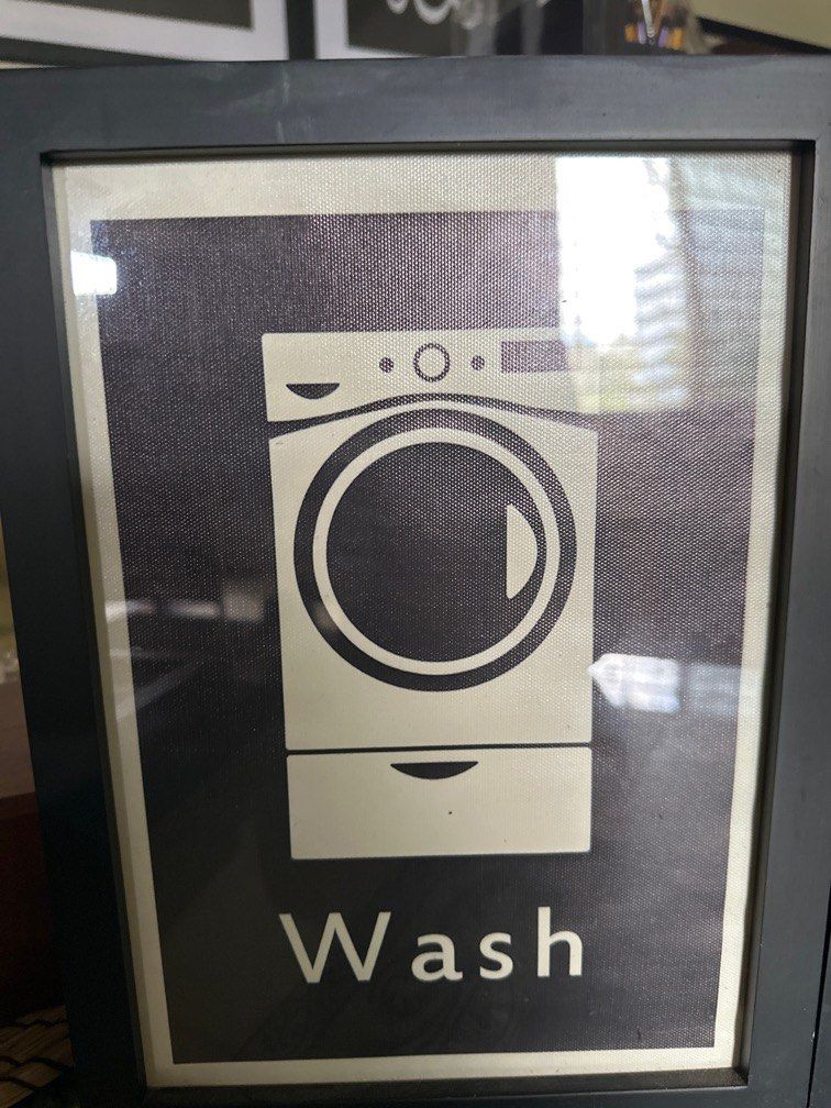 Laundry Frame/Deco, Furniture & Home Living, Home Decor, Wall Decor on