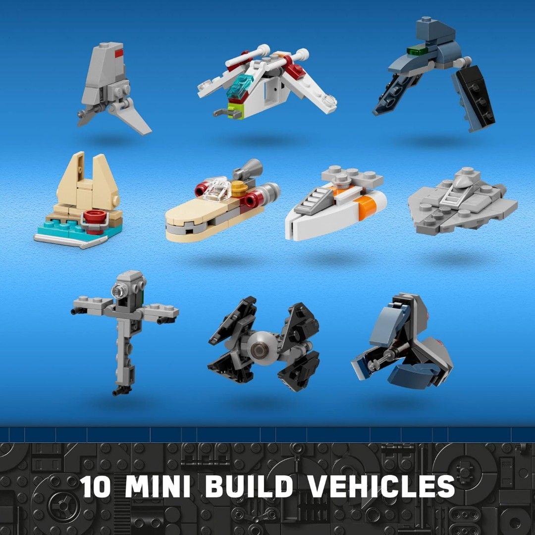 LEGO Star Wars 2022 Advent Calendar 75340 Building Toy Set for