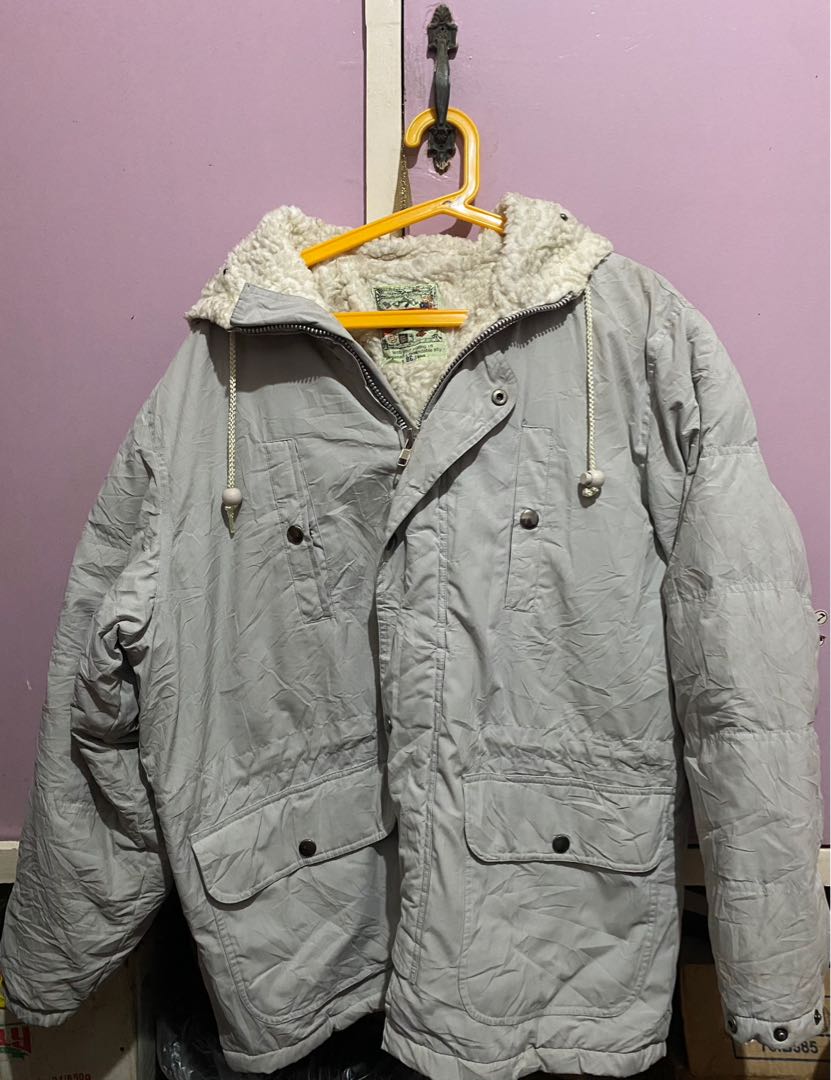 Light Gray Puffer Jacket, Women's Fashion, Coats, Jackets and Outerwear