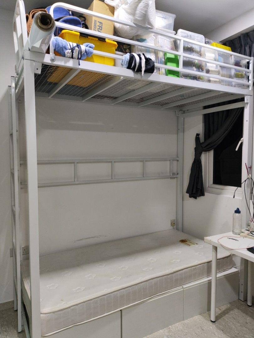 loft bed frame for sale used for half an year Furniture Home