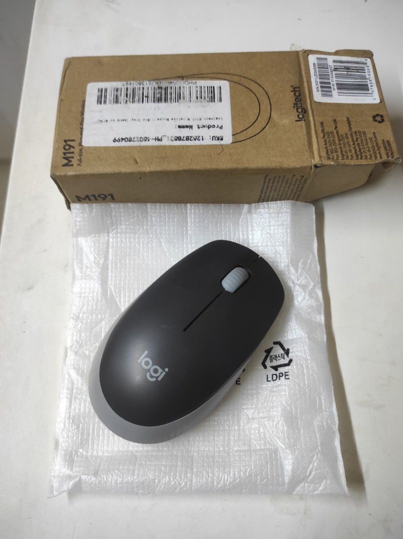 Logitech Wireless Mouse M191, Computers & Tech, Parts & Accessories ...