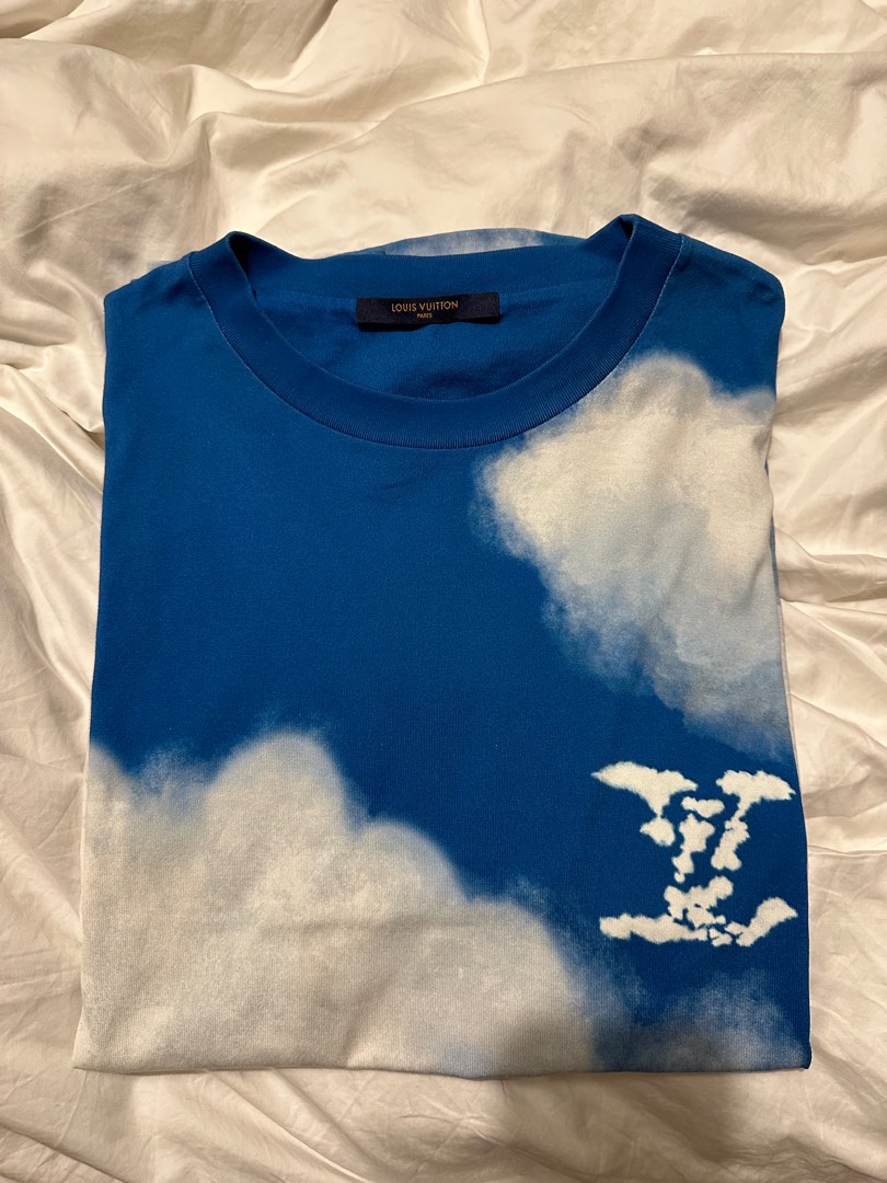 Louis Vuitton Clouds Shirt, Luxury, Apparel on Carousell
