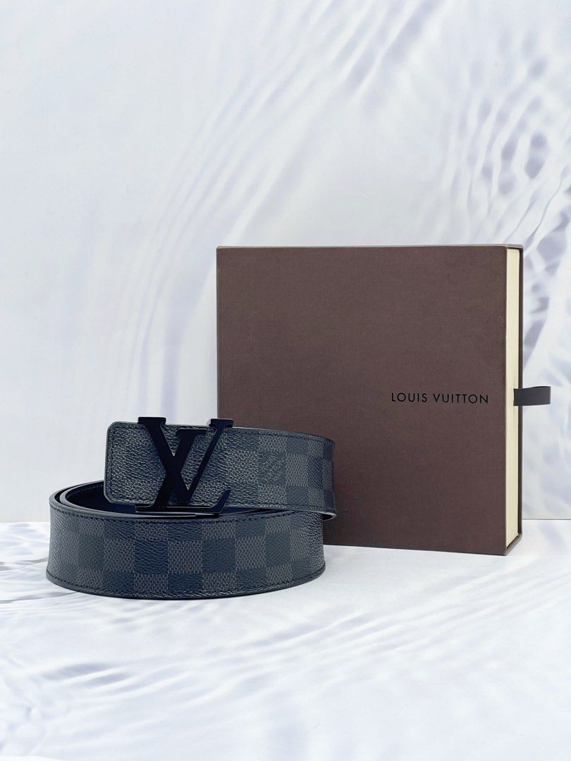 Louis Vuitton Damier Ebene Canvas LV Initiales Belt 100 CM Louis Vuitton |  The Luxury Closet