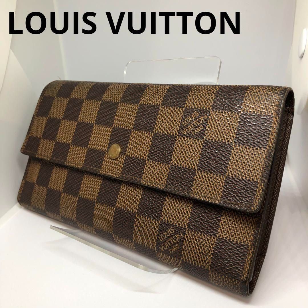LOUIS VUITTON DAMIER EBENE ZIP WALLET, Luxury, Bags & Wallets on Carousell