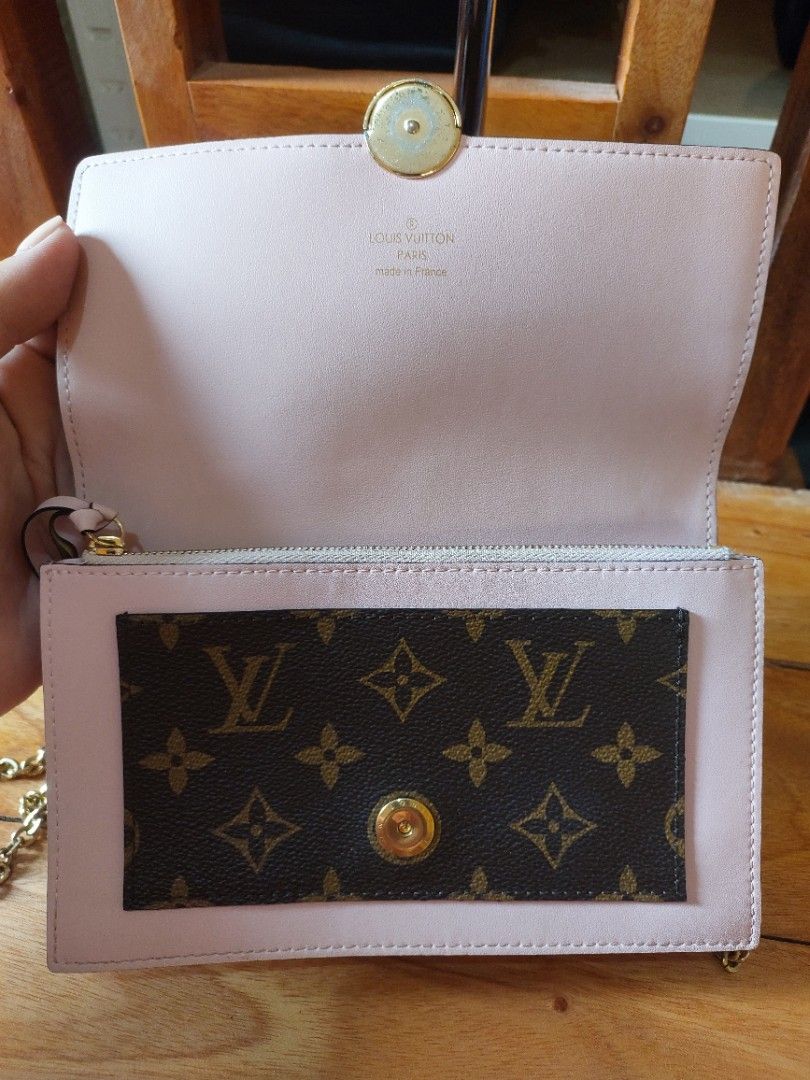 Louis Vuitton Flore Wallet On A Chain Crossbody/Clutch – My