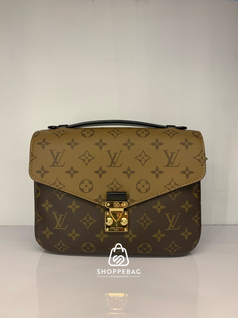 Louis Vuitton LV Metis Pochette Monogram Shoulder Bag Microchip, Luxury