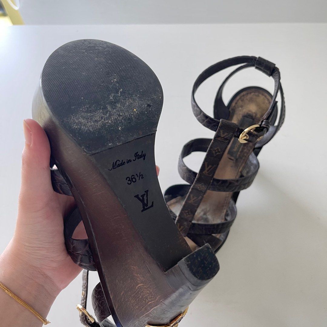 Louis Vuitton Monogram Wedges Women s Fashion Footwear Wedges