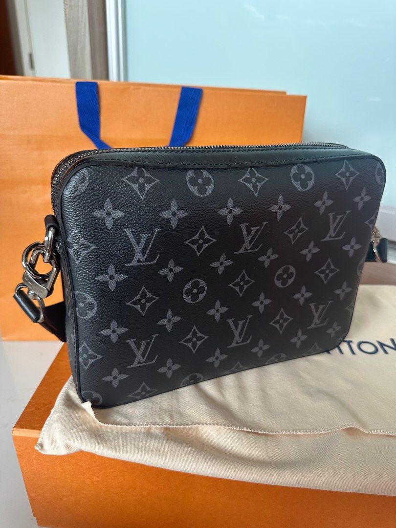LV Men trunk messenger bag, Luxury, Bags & Wallets on Carousell