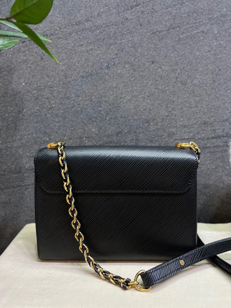 Louis Vuitton Twist MM Black Epi Leather with Braided Strap, Luxury, Bags &  Wallets on Carousell