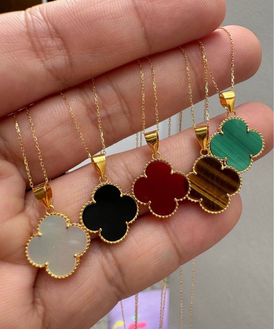 Vca carnelian necklace deals