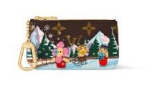 Louis Vuitton Key Pouch Christmas 2023 Brown Cloth ref.1036233 - Joli Closet