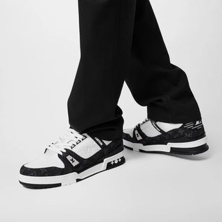 Louis Vuitton, Shoes, Louis Vuitton Sprinter Hightop Sneaker Python  Leather Size 95 Lv 1 Usa