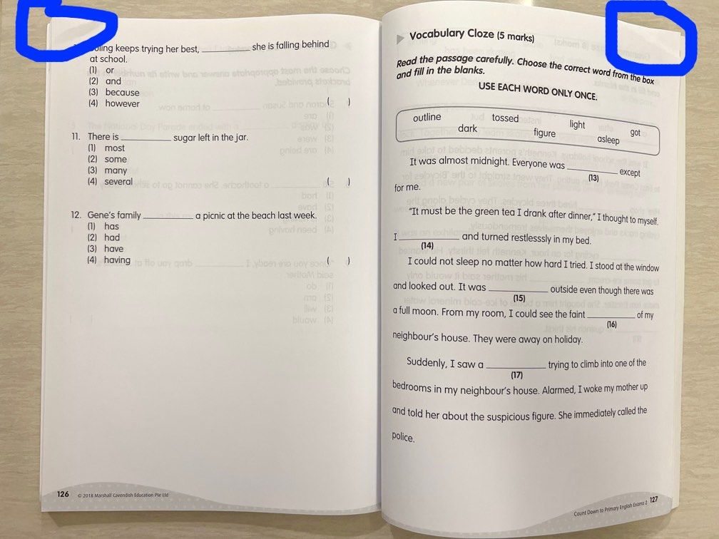 Marshall Cavendish Count Down to Primary English Exams Assessment Book