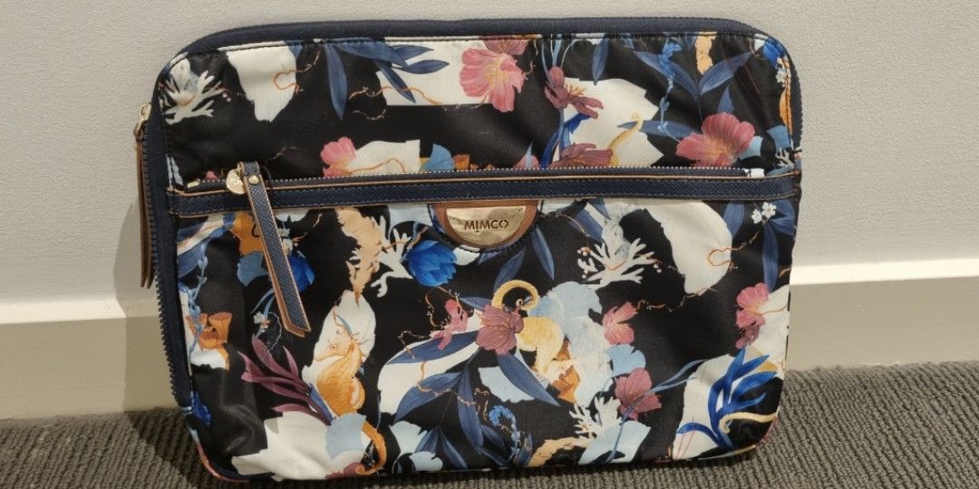MIMCO FLORAL LAPTOP TABLET ZIP UP SKIN COVER CASE Electronics Computer Parts Accessories on Carousell