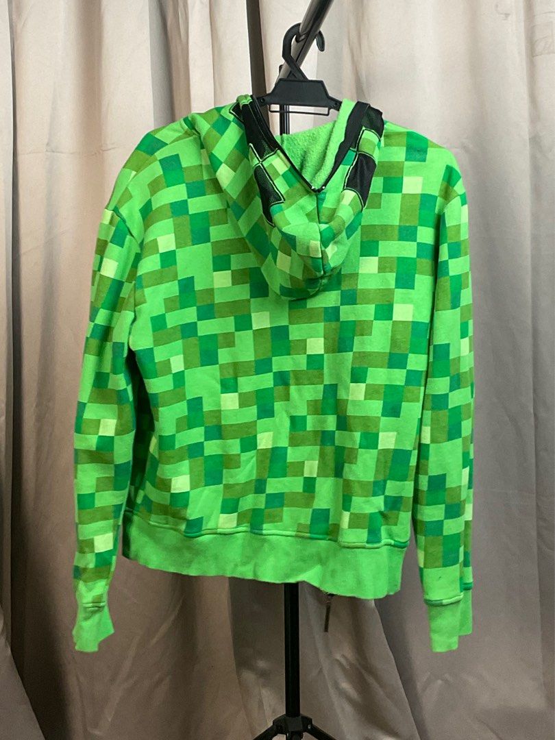 Youth small Designed By Jinx blue hoodie MINECRAFT Creeper