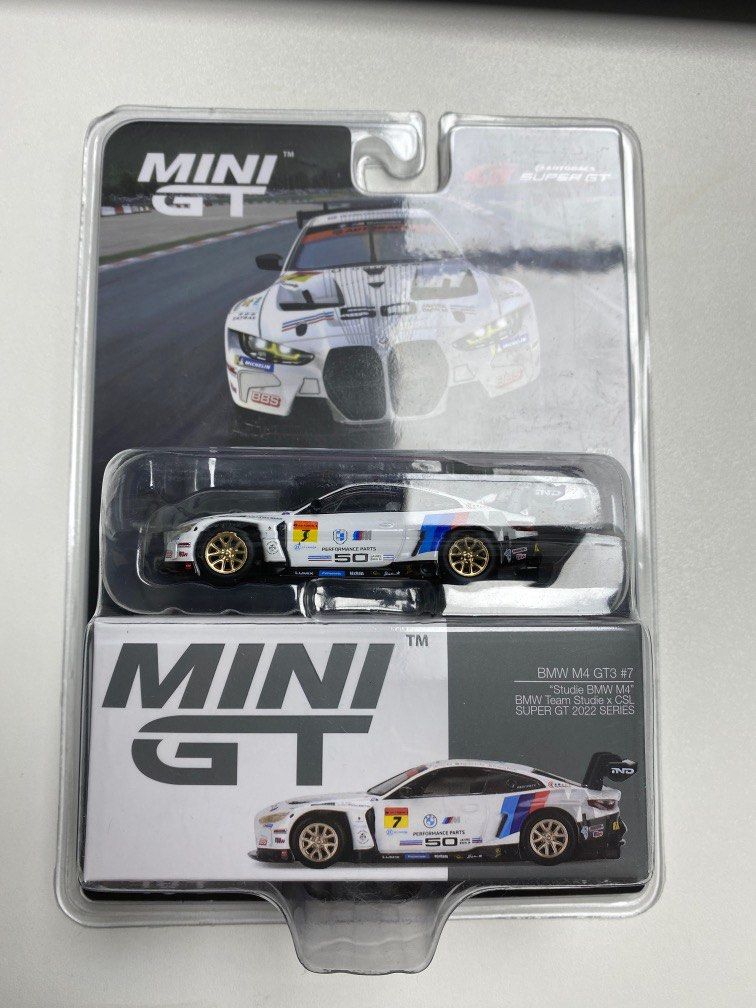 Mini GT 484 BMW M4 GT3 #7, 玩具收藏品, 手辦及模型, 汽車模型- Carousell