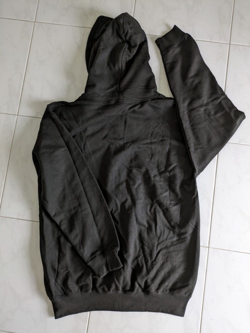 M size Google Black Cotton Hoodie Sweater Jacket Authentic Men s