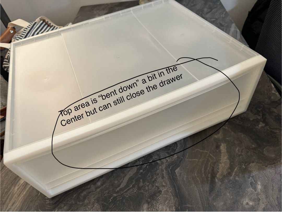 Muji stackable storage drawer box, Furniture & Home Living, Home