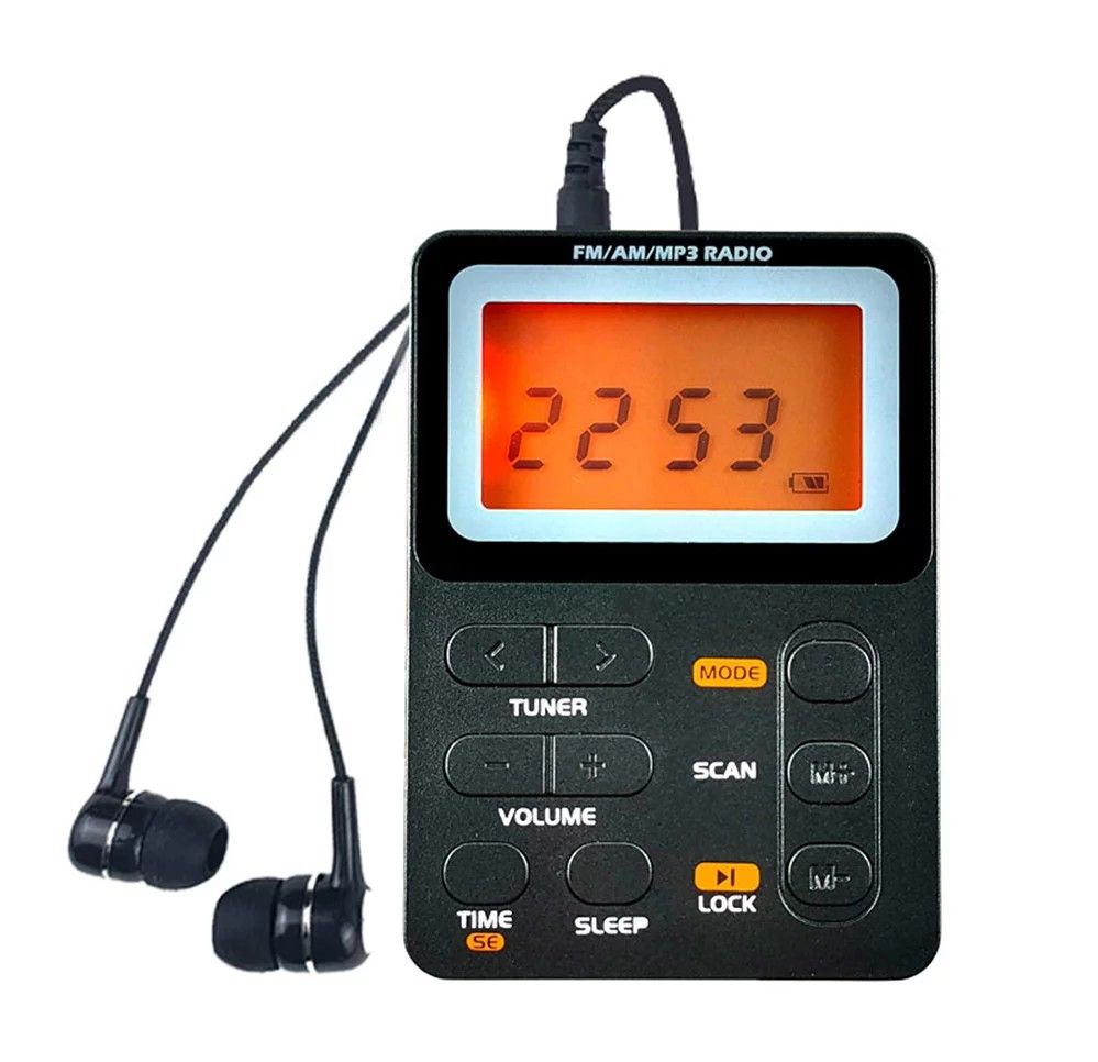 Multifunctional Digital Pocket AM/FM Radio with MP3 Player, Audio ...